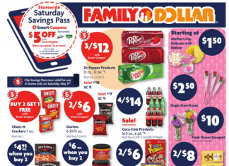 Family Dollar Weekly Ad May 05 – May 11, 2024 (Mother’s Day Promotion Included)