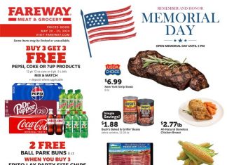Fareway Weekly Ad May 20 – May 25, 2024 (Memorial Day Promotion Included)