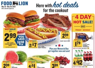 Food Lion Weekly Ad May 22 – May 28, 2024 (Memorial Day Promotion Included)