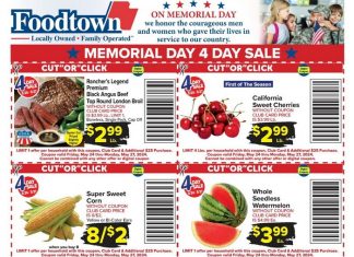 Foodtown Weekly Ad May 24 – May 30, 2024 (Memorial Day Promotion Included)