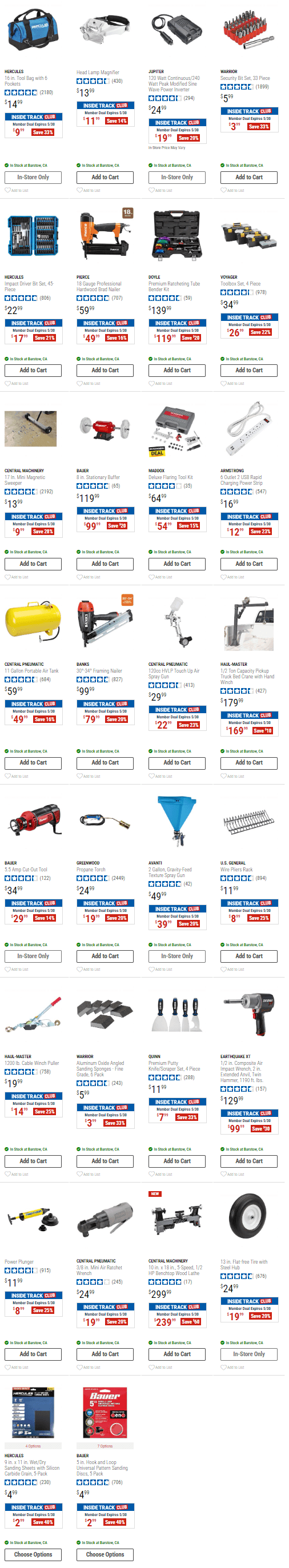 Harbor Freight Memorial Day Ad May 24 May 27, 2024