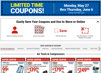 Harbor Freight Coupon Sale May 27 – Jun 06, 2024
