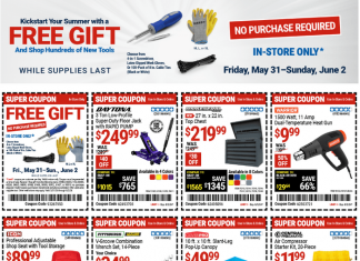 Harbor Freight Three-Day Ad May 31 – Jun 02, 2024