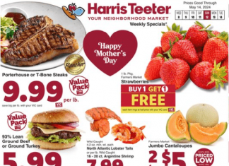Harris Teeter Weekly Ad May 08 – May 14, 2024 (Mother’s Day Promotion Included)