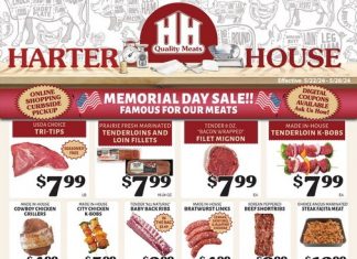 Harter House Weekly Ad May 22 – May 28, 2024 (Memorial Day Promotion Included)