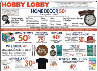 Hobby Lobby Weekly Ad May 19 – May 25, 2024