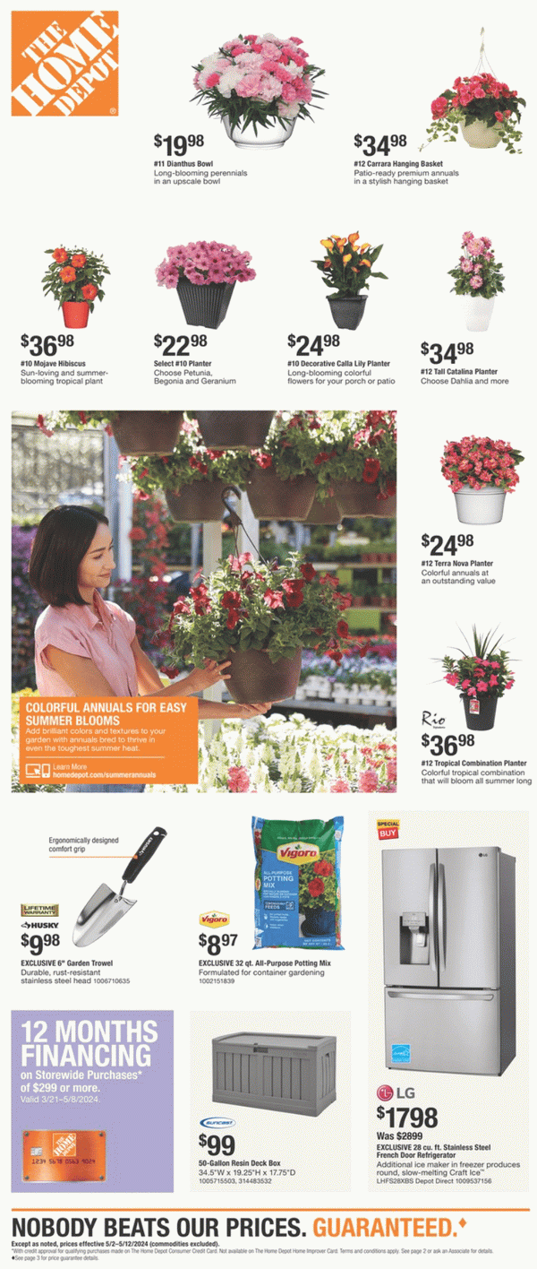 Home Depot Mother's Day Ad May 02 May 12, 2025