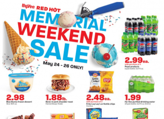 Hy-Vee Memorial Day Weekend Ad May 24 – May 26, 2024
