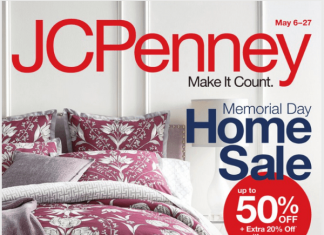 JCPenney Memorial Day Sale May 06 – May 27, 2024
