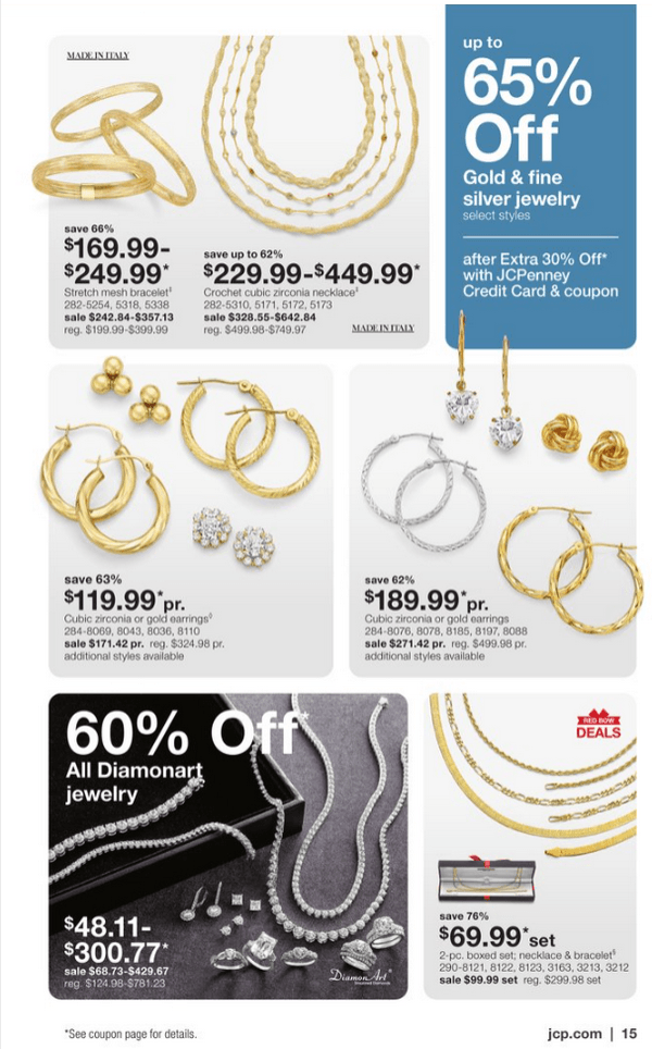 JCPenney Jewelry Sale May 30 Jun 20, 2024