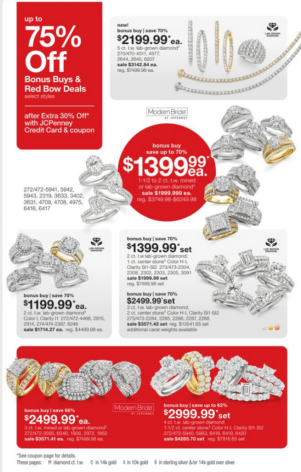 JCPenney Jewelry Sale May 30 Jun 20, 2024