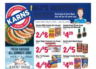 Karns Quality Foods Monthly Ad May 14 – June 10, 2024