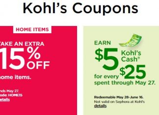Kohl’s Coupn Ad Until May 27, 2024 (Memorial Day & Father’s Day Promotion Included)