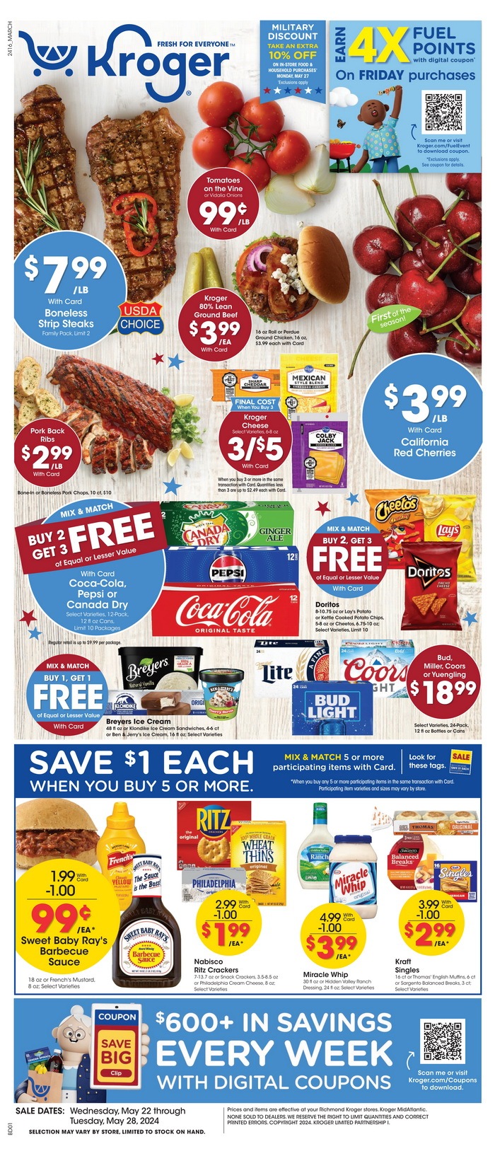 Kroger Weekly Ad May 22 May 28, 2024