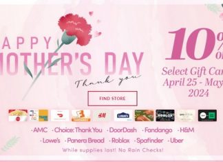 Market Basket Mother’s Day Gift Cards Ad Apr 25 – May 13, 2024