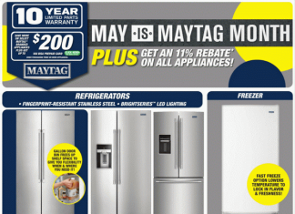 Menards Maytag Sale May 02 – May 12, 2024