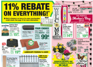 Menards Weekly Ad May 02 – May 12, 2024 (Mother’s Day Promotion Included)