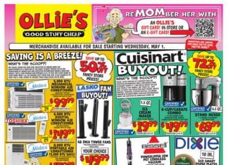 Ollie’s Weekly Ad May 01 – May 08, 2024