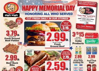 Piggly Wiggly Weekly Ad May 22 – May 28, 2024 (Memorial Day Promotion Included)