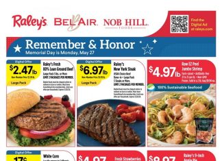 Raley’s Weekly Ad May 22 – May 28, 2024 (Memorial Day Promotion Included)