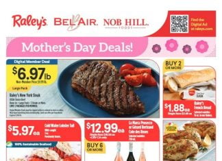 Raley’s Weekly Ad May 08 – May 14, 2024 (Mother’s Day Promotion Included)
