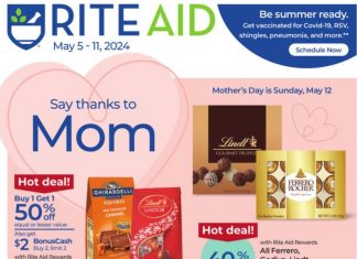 Rite Aid Weekly Ad May 05 – May 11, 2024 (Mother’s Day Promotion Included)