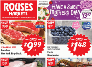 Rouses Weekly Ad May 08 – May 15, 2024 (Mother’s Day Promotion Included)
