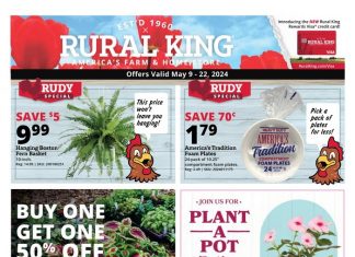 Rural King Weekly Ad May 09 – May 22, 2024 (Mother’s Day Promotion Included)