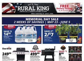 Rural King Weekly Ad May 23 – Jun 05, 2024 (Memorial Day Promotion Included)