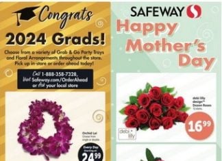 Safeway Weekly Ad May 08 – May 14, 2024 (Mother’s Day Promotion Included)