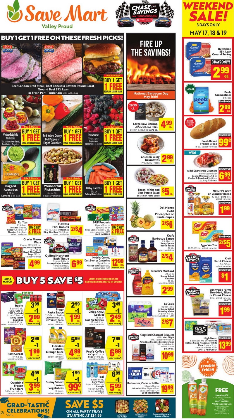 Save Mart Supermarkets Weekly Ad May 15 – May 21, 2024