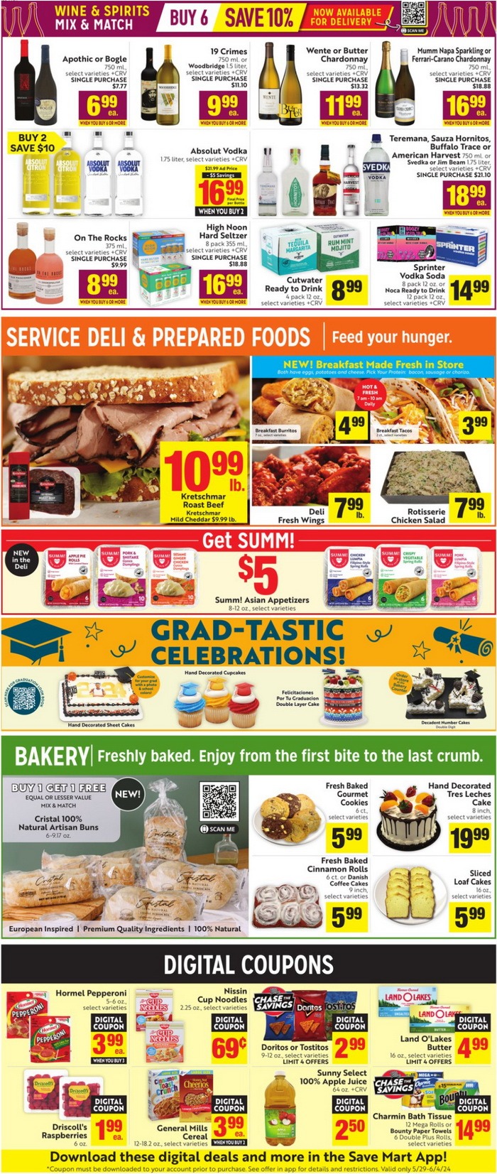 Save Mart Supermarkets Weekly Ad May 29 – Jun 04, 2024