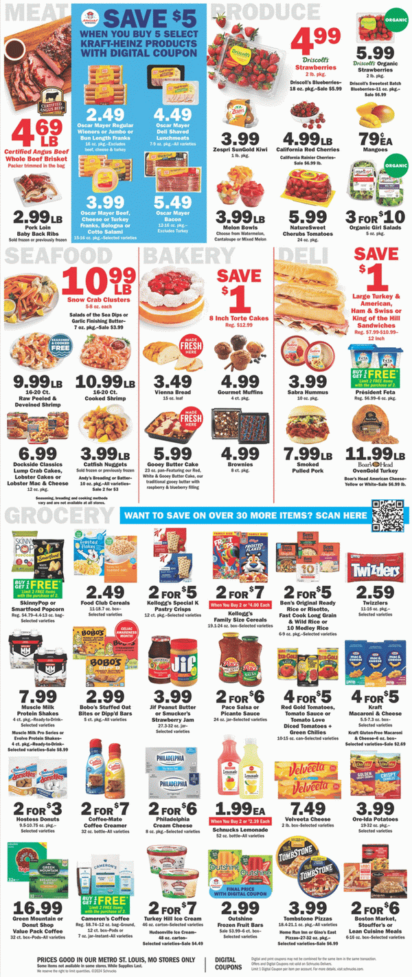 Schnucks Weekly Ad May 22 May 28, 2024 (Memorial Day Promotion Included)