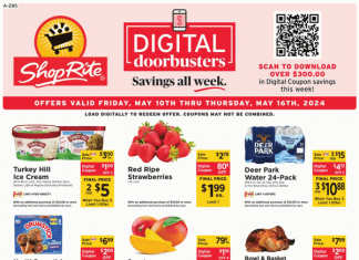 ShopRite Weekly Ad May 10 – May 16, 2024 (Mother’s Day Promotion Included)