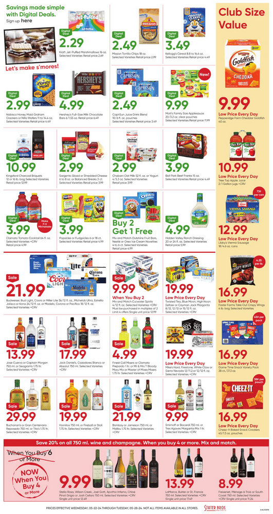 Stater Bros Weekly Ad May 22 May 28, 2024 (Memorial Day Promotion