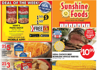 Sunshine Foods Weekly Ad May 01 – May 07, 2024