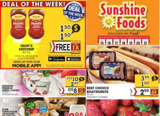 Sunshine Foods Weekly Ad May 15 – May 21, 2024