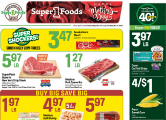 Super 1 Foods Weekly Ad May 08 – May 14, 2024 (Mother’s Day Promotion Included)