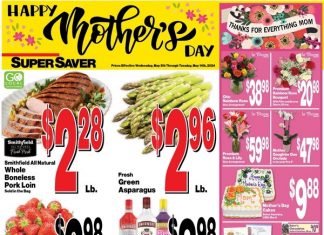 Super Saver Weekly Ad May 08 – May 14, 2024 (Mother’s Day Promotion Included)