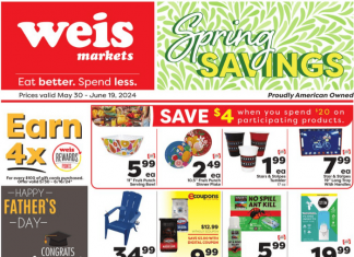 Weis Markets Monthly Ad May 30 – Jun 19, 2024