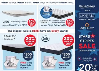 Ashley Furniture HomeStore Stars & Strips Sale Jun 18 – Jun 27, 2024