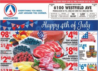 Associated Supermarkets Weekly Ad Jun 28 – Jul 04, 2024 (4th of July Promotion Included)