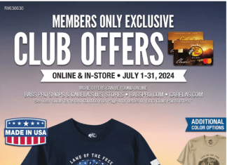 Bass Pro Shops July Club Flyer Jul 01 – Jul 31, 2024 (4th Of July Promotion Included)