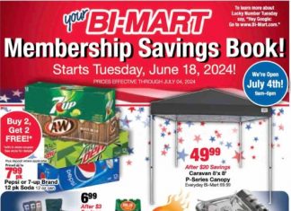 Bi-Mart Weekly Ad Jun 18 – Jul 04, 2024