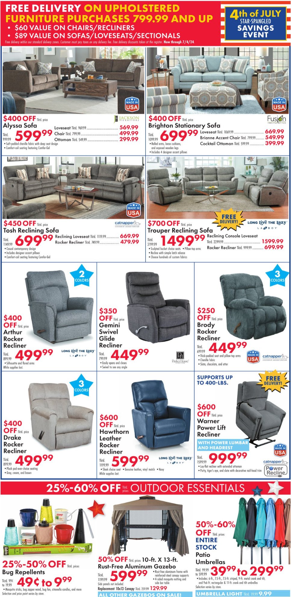 Boscov's Weekly Ad Jun 27 Jul 10, 2024 (4th of July Promotion Included)