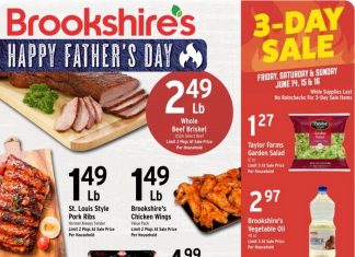 Brookshire’s Weekly Ad Jun 12 – Jun 18, 2024 (Father’s Day Promotion Included)