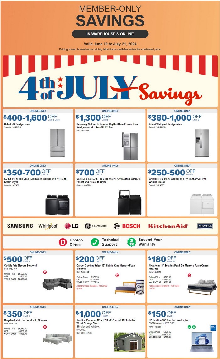 july 4th ukiah ca costco