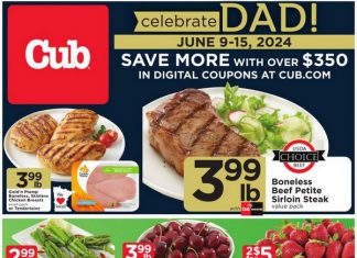 Cub Foods Weekly Ad Jun 09 – Jun 15, 2024 (Father’s Day Promotion Included)