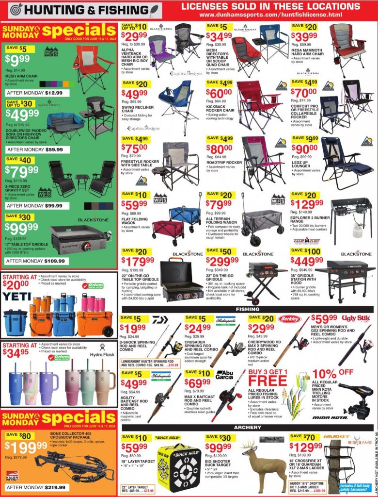 Dunham's Sports Weekly Ad Jun 15 Jun 20, 2024