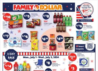 Family Dollar Weekly Ad June 30 – July 06, 2024 (4th of July Promotion Included)